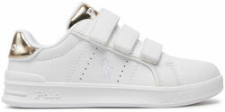 Ralph Lauren Sneakers Polo Ralph Lauren RL00594100 C White Smooth/Gold Metallic W/ Grey Pp