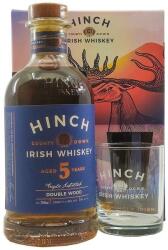 Hinch Distillery 5 éves Double Wood ajándékcsomag 1 tumbler pohárral (0, 7L / 43%) - ginnet