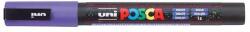 uni Dekormarker, 0, 9-1, 3 mm, UNI "Posca PC-3ML", fényes lila (TUPC3MLL) - pritone