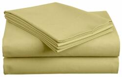 Cearsaf din bumbac LUX galben 140x240 cm