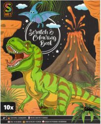 Grafix Képkarcoló és kifestő lapok - dinoszauruszok