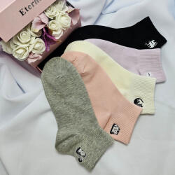 Aura Via Női titokzokni, cica mintás pasztell színben 5 pár/cs 35-38 64288