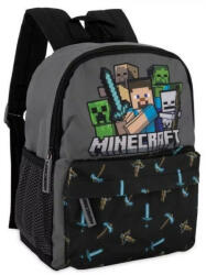 Fashion UK Minecraft hátizsák táska szürke 28cm (FKC54954)