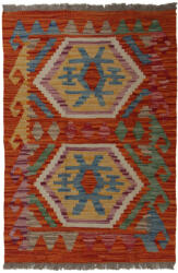 Bakhtar Kilim szőnyeg Chobi 93x64 kézi szövésű afgán gyapjú kilim (102154)