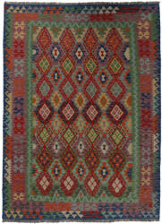 Bakhtar Kilim szőnyeg Chobi 246x188 kézi szövésű afgán gyapjú kilim (102416)