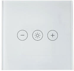SmartWise Dimmer Wi-Fi-s, fényerőszabályzós, érintős okos villanykapcsoló, 230V (fehér) (SMW-KAP-DMW)