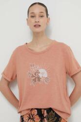 Roxy t-shirt női, narancssárga, ERJZT05667 - narancssárga M
