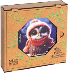 Milliwood Дървен пъзел Milliwood, Hi, I'm little, 46 части - Бухалчето Оливия (OM-OliviaOwl-5001)