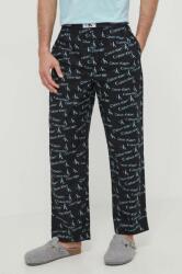 Calvin Klein Underwear pamut pizsamanadrág fekete, mintás - fekete M