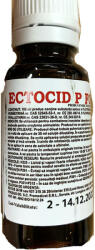 Promedivet Ectocid P Forte 20 ml insecticid de contact Promedivet, insecte zburatoare si taratoare (dezinsectia cladirilor)