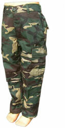 TifanTEX Pantaloni de camuflaj pentru copii BDU woodland  (Pantaloni de) (2361E5)