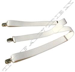 TifanTEX Bretele albe pentru pantaloni ( culoare albă) (0135E5)