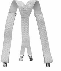 TifanTEX Bretele albe pentru pantaloni 4x clip (potrivite pentru) (0130E5)