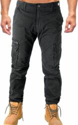TifanTEX Pantaloni cu buzunare Loshan negri pentru bărbați 8046-26 (2419F5)