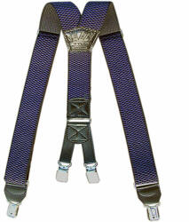 TifanTEX Bretele pentru pantaloni, albastru (bretele largi albastru) (0126E3)
