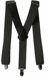 TifanTEX Bretele negre pentru pantaloni (bretele largi pentru pantaloni) (0127E5)