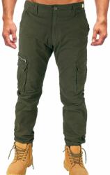 TifanTEX Pantaloni cu buzunare Loshan verzi pentru bărbați 8046-87 (2419F6)