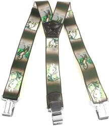 TifanTEX Bretele cu cai pentru pantaloni (bretele colorate cu imprimeu) (0160E5)