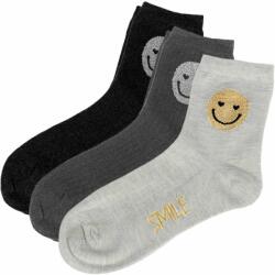 TifanTEX Pachet șosete fericite cu emoticon pentru damă. 3 perechi (0705G1)