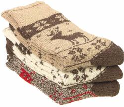 TifanTEX Șosete de damă, din lână, Alpaca W101B (șosete de Crăciun) (0708H2)