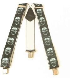 TifanTEX Bretele cu craniu pentru pantaloni (Bretele largi de vânzare) (0163E5)