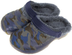 Flame Papuci izolați de camuflaj, pentru bărbați, albastru (Papuci) (1158F6)