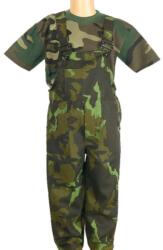 TifanTEX Pantaloni de camuflaj pentru copii cu bretele model 95 mărime 146/164 () (2362H6)