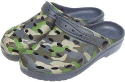 TifanTEX Papuci de camuflaj albastru pentru bărbați (Șlapi) (1154E7)