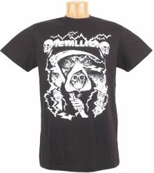 Tricou Metallica Craniu cu coasă (Tricou cu imprimeu pentru) (2243M7)