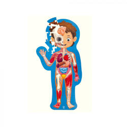 Hape Puzzle pentru copii - Corpul Uman (61 piese) (E1635A) - jucariipentrucopil