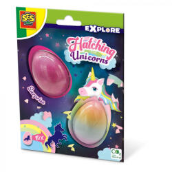 SES Creative Set oua de jucarie pentru copii cu unicorni care eclozeaza in apa (25089)