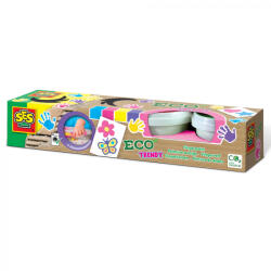 Ses Creative Set acuarele pentru degete 4 culori ECO nuante de fete (24927)