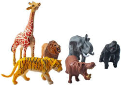 HOC Figurine animale din jungla, 6 buc cutie (26088) Figurina