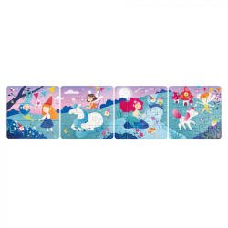Hape Puzzle pentru copii Zane (4 in 1) si joc storytelling (E1640A) - jucariipentrucopil