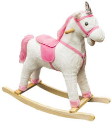 KIS Unicorn balansoar, lemn + plus, roz, 78x28x68 cm (31555)
