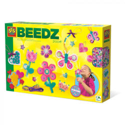 SES Creative Set creativ copii Beedz - Margele de calcat Flori si Inimi parfumate (06219) - jucariipentrucopil