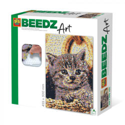 SES Creative Set margele de calcat Beedz Art - Pisica (06006) - jucariipentrucopil