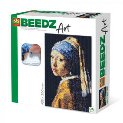 SES Creative Set margele de calcat Beedz Art - Fata cu un cercel de perla (06004) - jucariipentrucopil