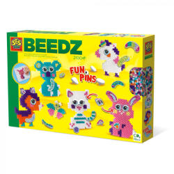 SES Creative Set creativ copii Beedz , Margele de calcat Funpins animale (06217)
