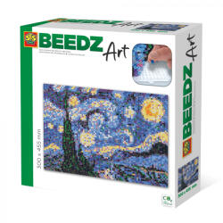 SES Creative Set margele de calcat Beedz Art - Noapte instelata de Van Gogh (06005) - jucariipentrucopil