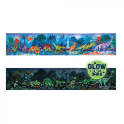Hape Puzzle pentru copii flourescent cu Dinozauri (200 piese, 1.5m) (E1632A) - jucariipentrucopil