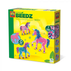 SES Creative Set creativ Green Beedz , Margele de calcat Unicorn (06406)