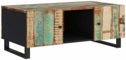 vidaXL tömör újrahasznosított és szerelt fa dohányzóasztal 100x54x40cm 351952
