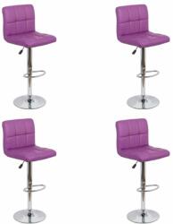 CHAIRS-ON Set 4 scaune de bar moderne rotative ABS 191