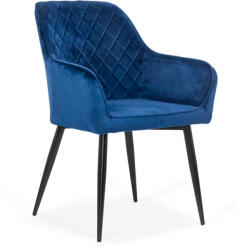 Chairs ON Scaun dining din catifea BUC 258 albastru