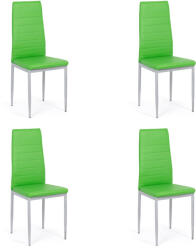 Comenzi-scaune Set 4 scaune bucătărie-verde