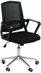 CHAIRS-ON Scaun de birou material textil negru model Office 624M