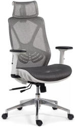Chairs ON Scaun ergonomic multifunctional si elegant cu tetiera pe culoarea gri