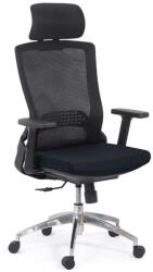 Chairs ON Scaun ergonomic cu brate reglabile si tetiera-negru