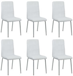 Comenzi-scaune Set 6 scaune bucatarie CS230-alb